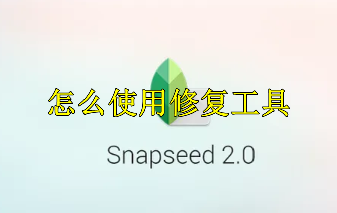 Snapseed怎么使用修复工具