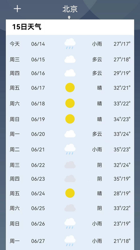 实时气象通软件截图