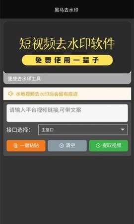 黑马去水印软件截图