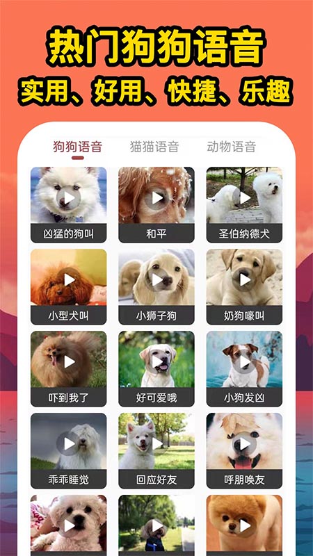 人人猫狗翻译交流器软件截图