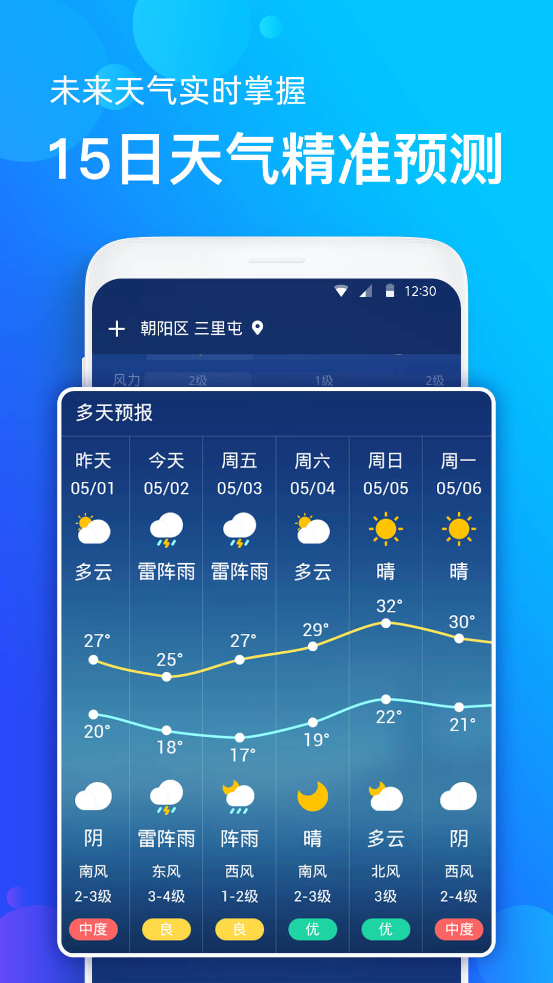 天气准软件截图