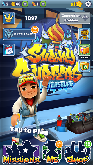 SubwaySurf 圣彼得堡手游截图