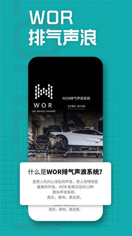 WOR排气声浪软件截图