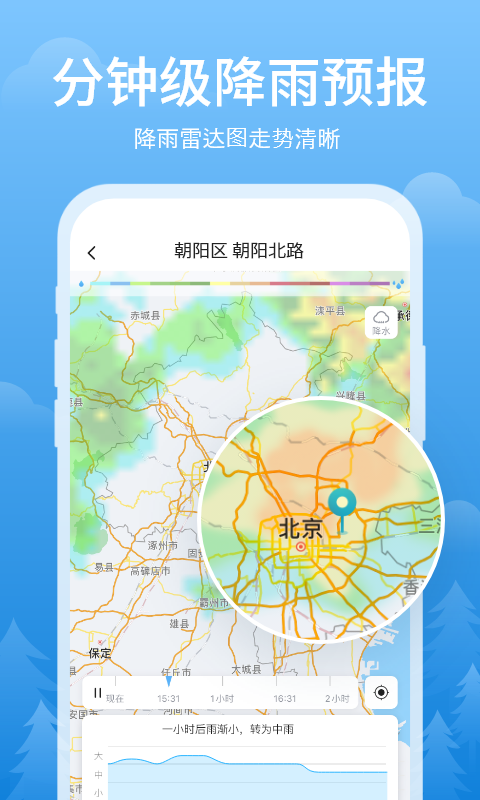 简单天气预报软件截图