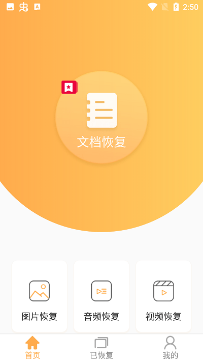 文档恢复大师软件截图