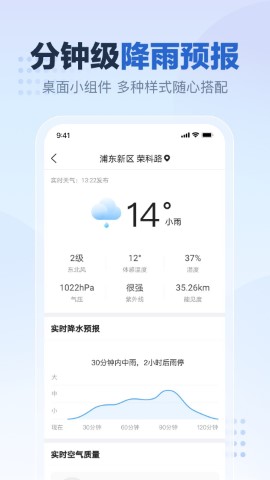 2345天气预报手机版软件截图