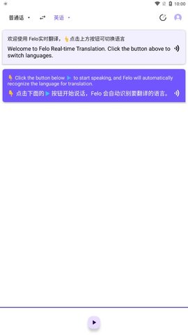 Felo实时翻译软件截图