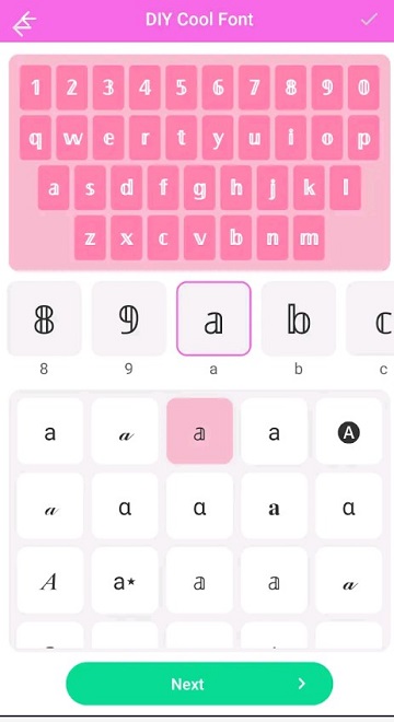 酷炫字体键盘和主题软件截图