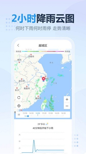 天气预报准点报软件截图