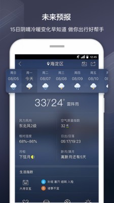 新浪天气软件截图