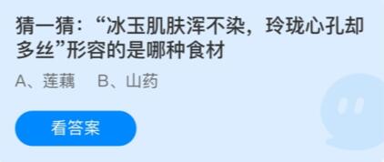 支付宝11月蚂蚁庄园最新答案2023