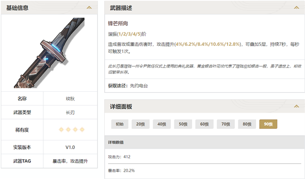 鸣潮大月卡武器选哪个好