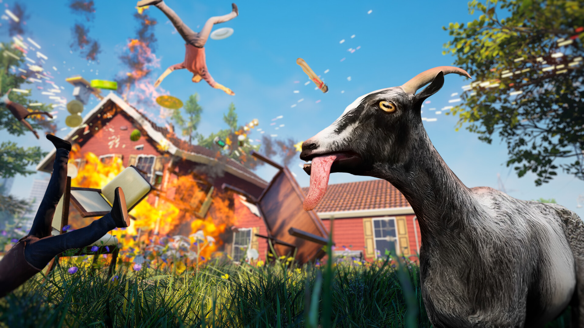 お馬鹿なヤギゲー『Goat Simulator』リマスター版の発売日が11月7日に決定。『Goat Simulator 3』のPS4、Xbox Oneへの対応も同時発表